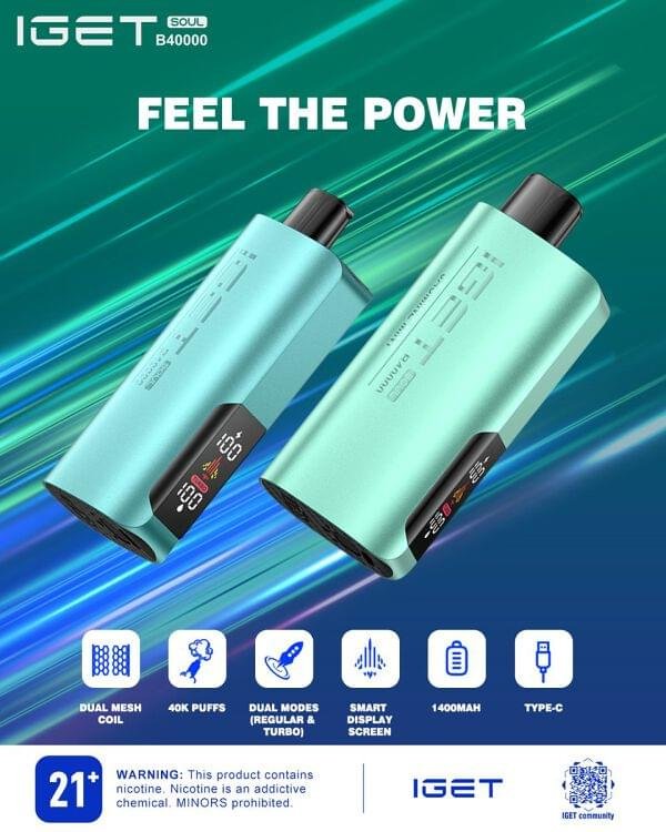 IGET Soul B40000 Vape 40000 Puffs image 0
