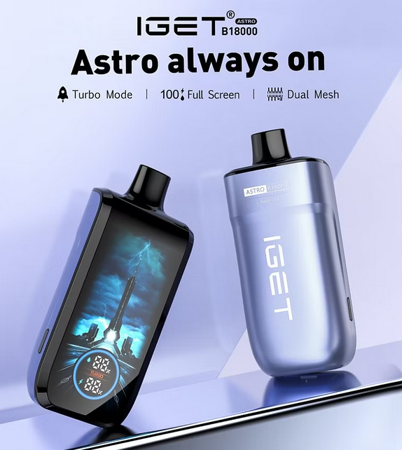 IGET ASTRO B18000 PUFFS | Best Price image 0