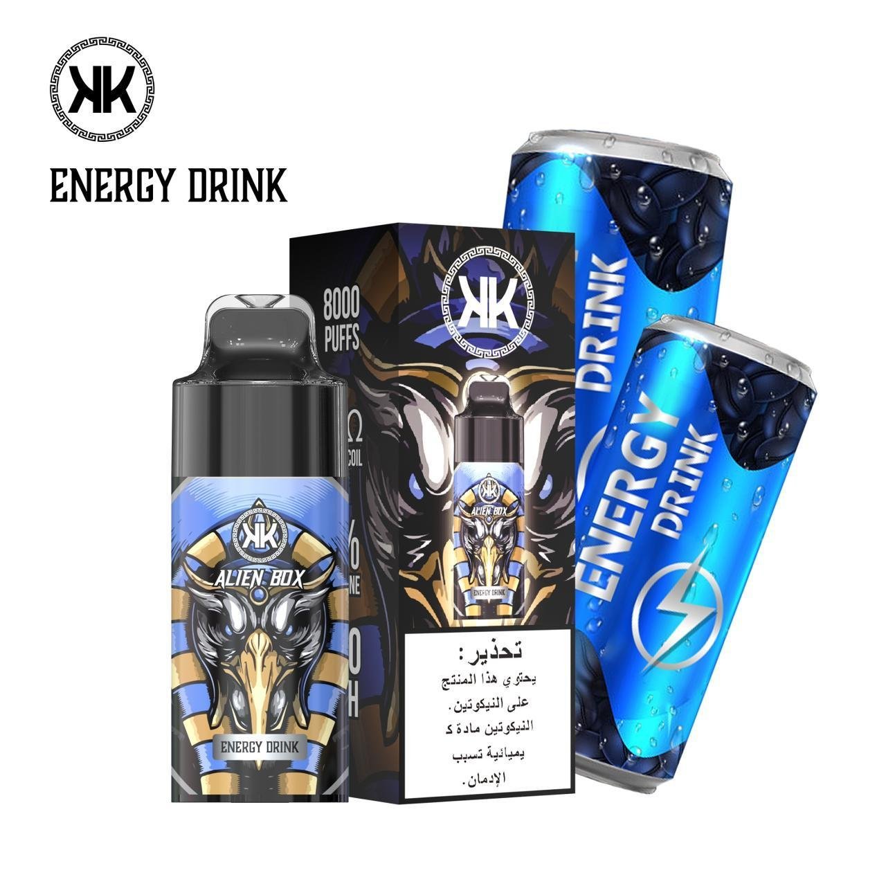 KK Energy 8000 Puffs Rechargeable Vape image 0