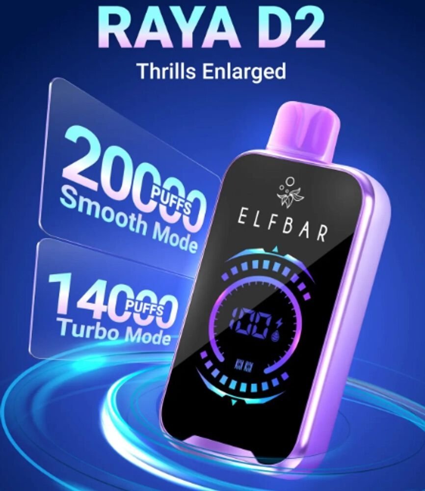 Elf bar Raya d2 20000 Puffs Vape India image 0